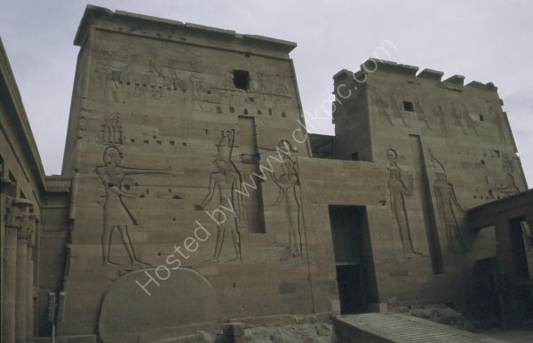 Pylons, Temple of Isis, Philae, Agilkia Island, Aswan